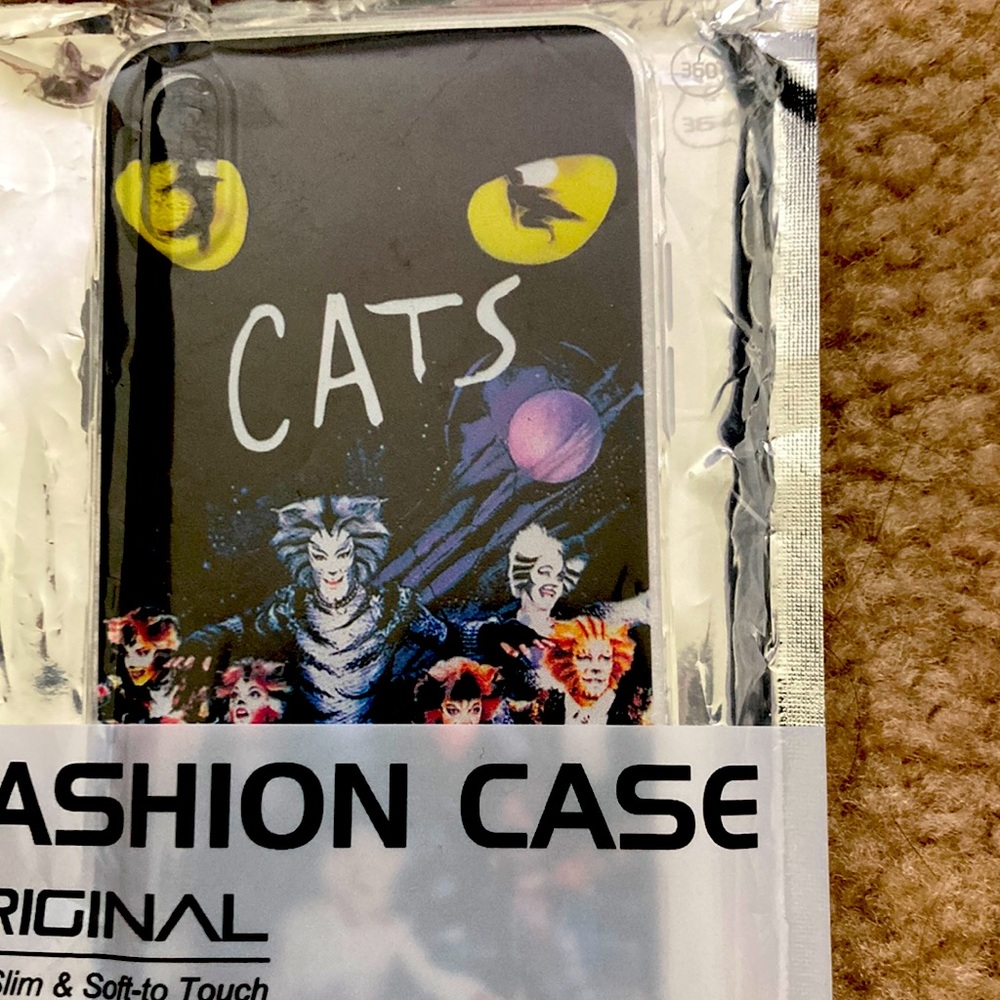 NIP original CATS iPhone XR soft case